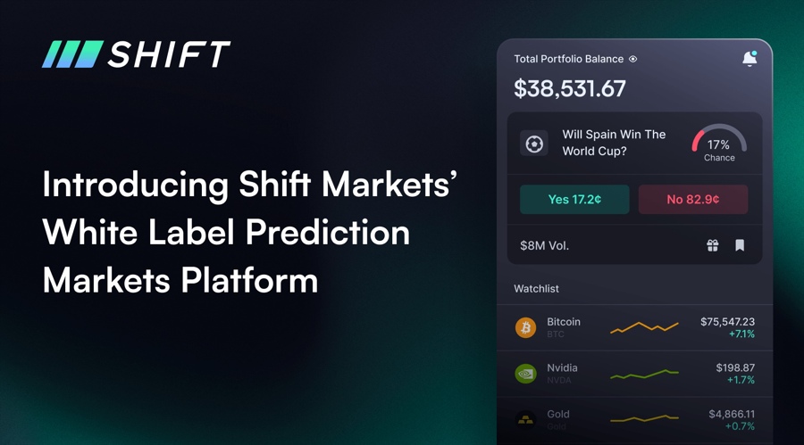 Shift markets launches new white label prediction markets platform