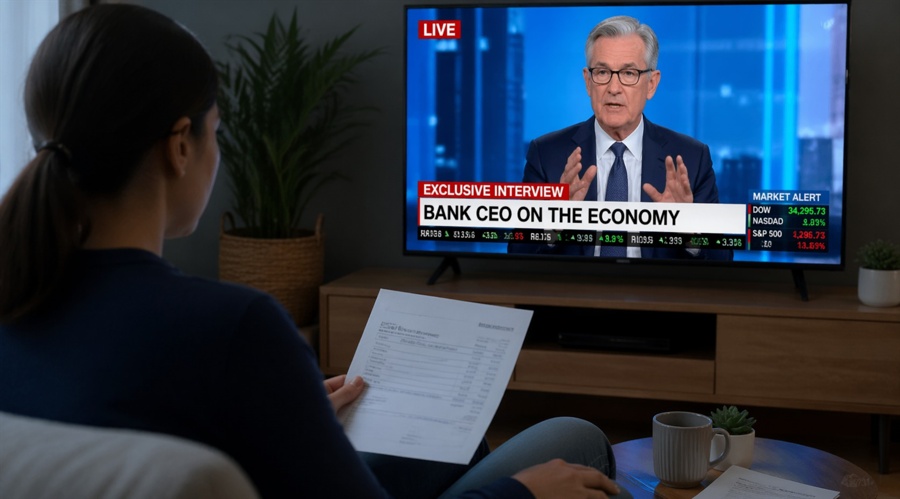 Why a "tv interview" with a bank ceo could drain your savings