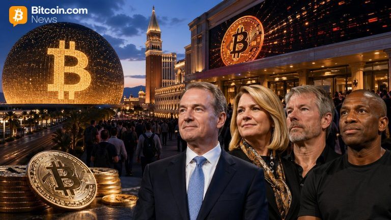 Btc touches $79,000 on day one of the bitcoin 2026 conference in las vegas