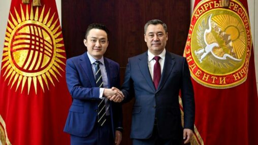 Justin sun of tron dao presents proposals to president japarov to advance kyrgyzstan’s vision as a web3, ai innovation hub