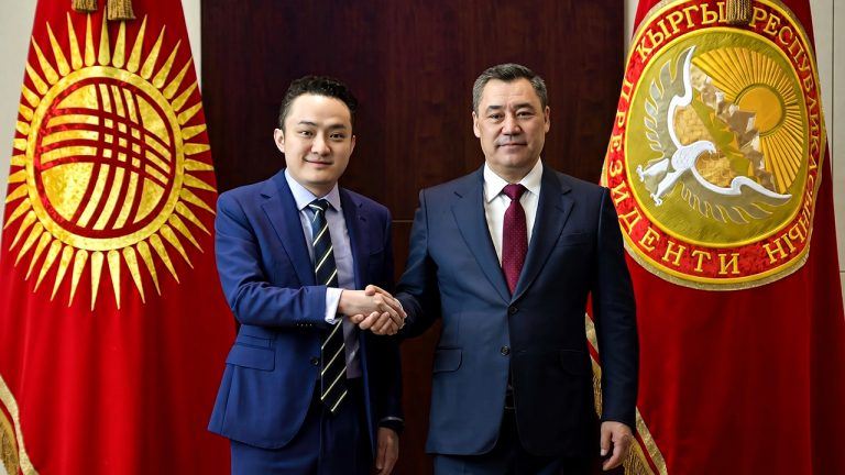 Justin sun of tron dao presents proposals to president japarov to advance kyrgyzstan’s vision as a web3, ai innovation hub
