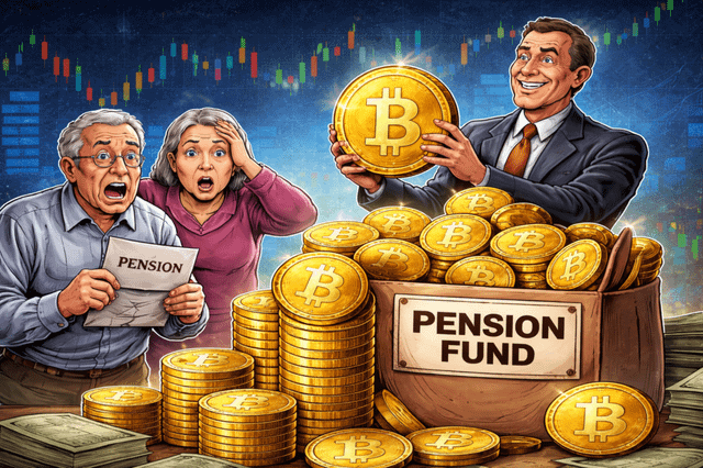 Your pension fund owns bitcoin now. it did not ask you