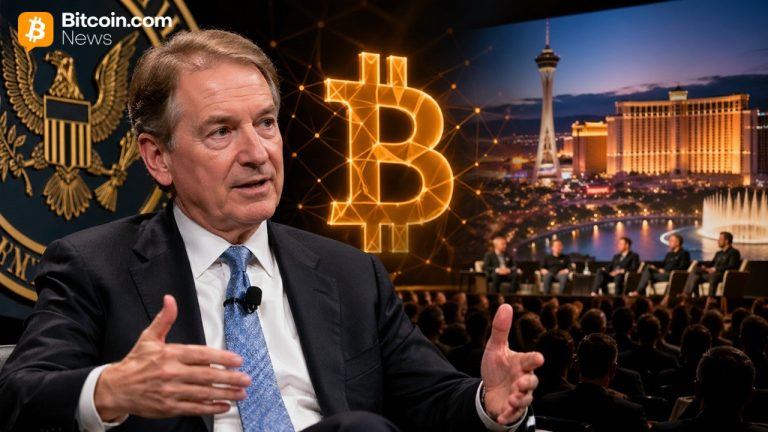 Sec chair paul atkins makes history as first sitting commissioner to address the bitcoin conference