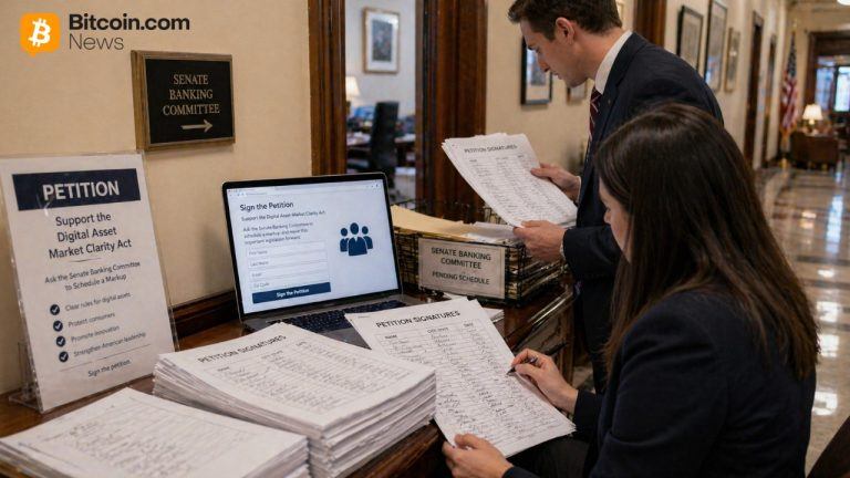 Stand with crypto calls for urgent senate action on clarity act