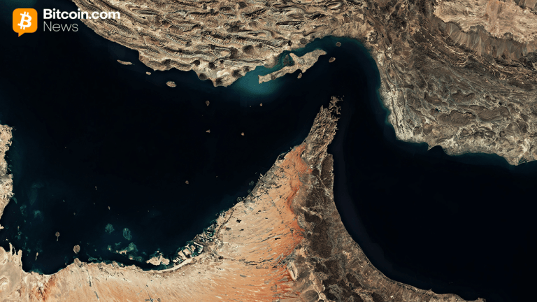 Us navy enters strait of hormuz to clear iranian mines, bitcoin falls 2.5%