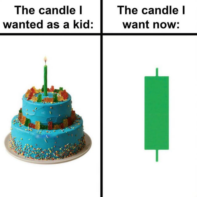 The only candle i care about now