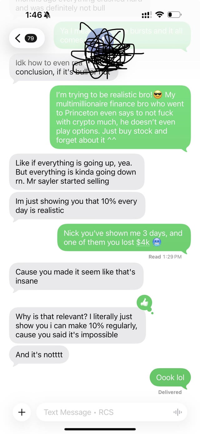 Friend claims 10% everyday is realistic