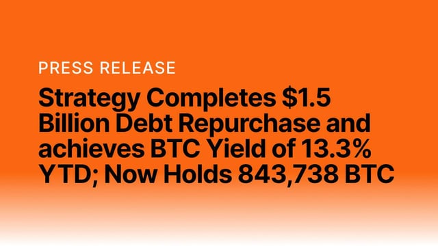 Microstrategy spends 60% of cash reserves to pay back $1.5b of convertible debt. now only has $0.87b cash left (which only covers 6.1 months of strc dividends) for the remaining $6.7b of debt.