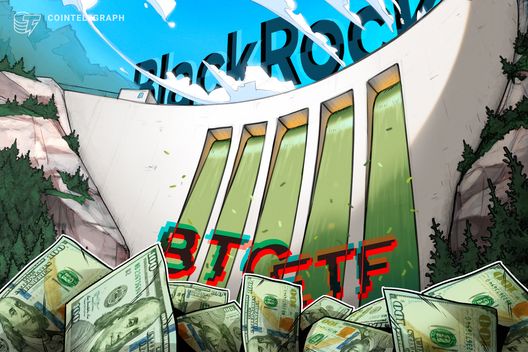 Blackrock bitcoin etf sees near record outflows as btc dips below $75k
