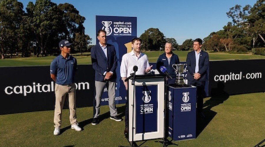 Capital.com takes multi year title role as australian golf open is rebranded
