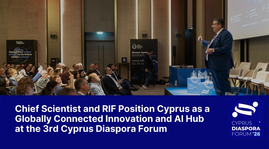 Chief scientist and rif position cyprus as a globally connected innovation and ai hub at the 3rd cyprus diaspora forum