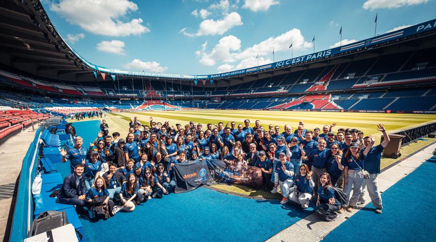 Wetrade hosts 100+ clients and partners in paris around psg matchday experience