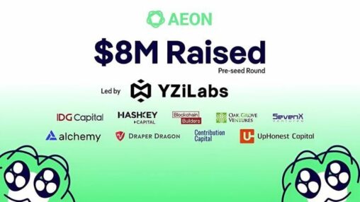 Aeon raises $8m led by yzi labs to build the settlement layer for agentic economy
