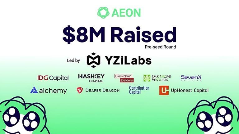 Aeon raises $8m led by yzi labs to build the settlement layer for agentic economy