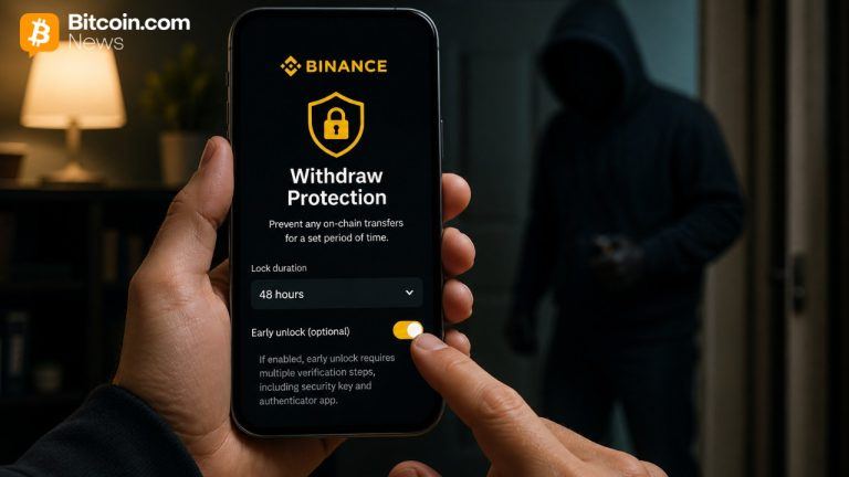 Binance launches withdrawal lock feature to block forced fund transfers