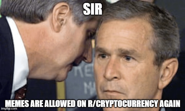 We banned memes 8 years ago