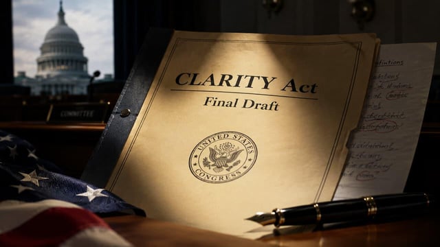 Clarity act gains support from fidelity, ripple and coinbase ahead of senate vote