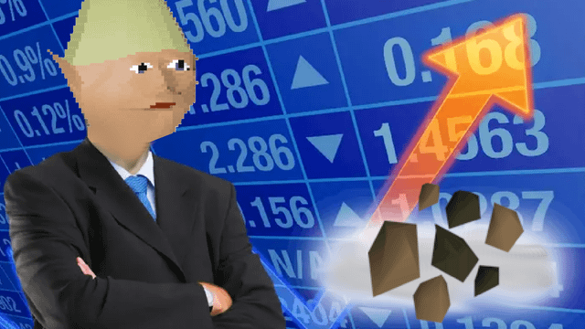 Coal in old school runescape has, in theory, outperformed cryptocurrency shitereum this year