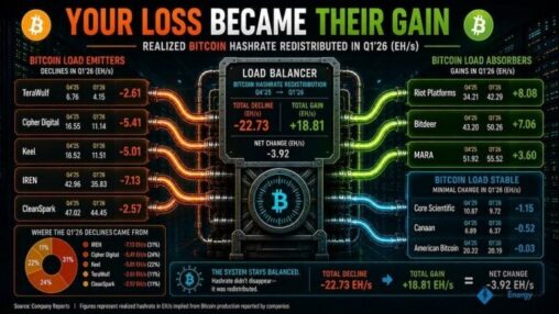 Miner weekly – the great bitcoin mining power shift: who won q1?