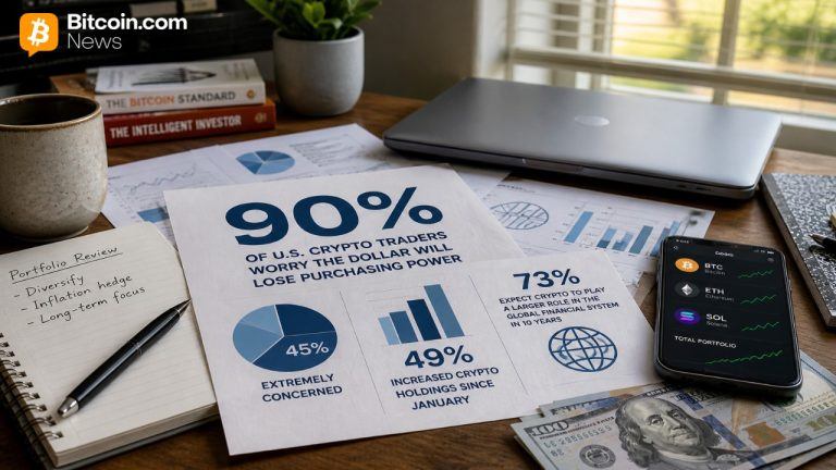 Okx: 90% of us crypto traders surveyed fear dollar purchasing power drop