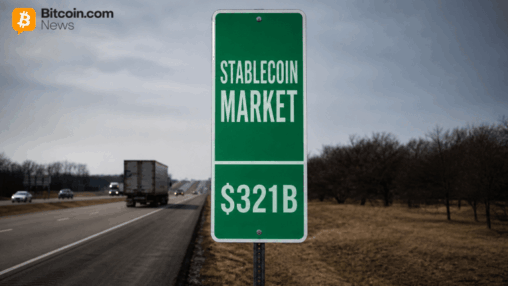 Stablecoins reach $321b market cap as $1b inflows lift sector to new high
