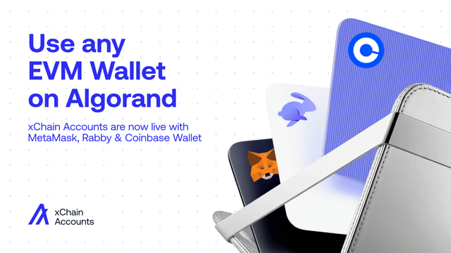Use any evm wallet on algorand