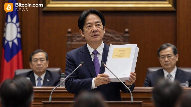 Taiwan lawmaker calls for bitcoin reserve funded by $602b fx chest