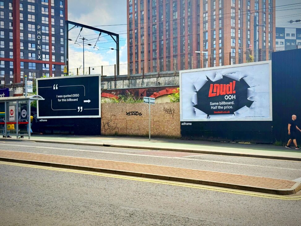 We didn’t write about billboard advertising costs. we put them on a billboard.