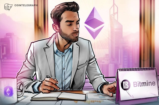 Bitmine nears 5% of eth supply with $10b holdings despite bear market