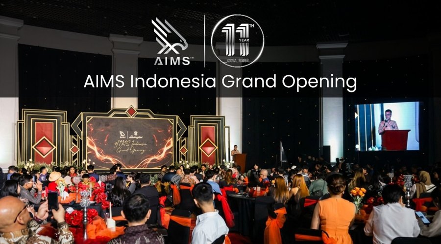 Aims indonesia officially opens in jakarta, secures bappebti licence