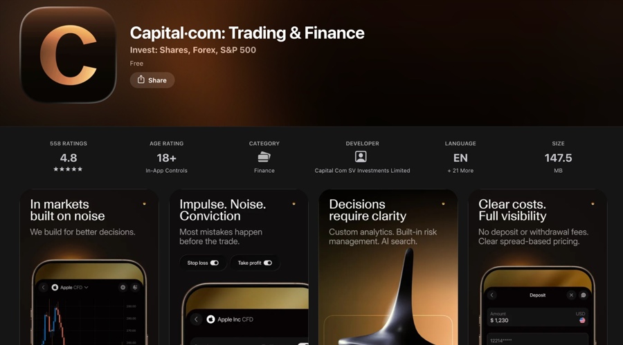 Capital.com rebuilds its trading app around slower decisions