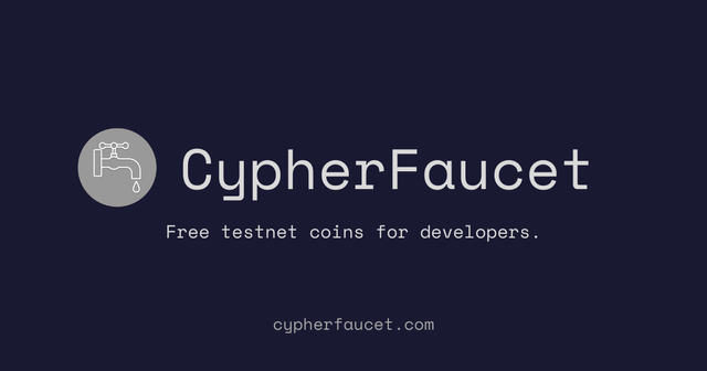 New bitcoin testnet4 faucet cypherfaucet.com