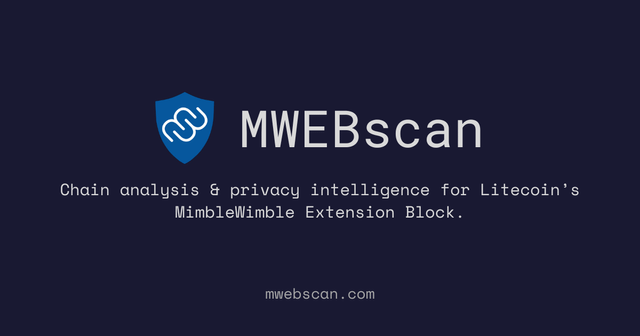 Litecoin's mweb privacy layer leaks at the edges. i open sourced a free tool that shows exactly what, and how to avoid it.