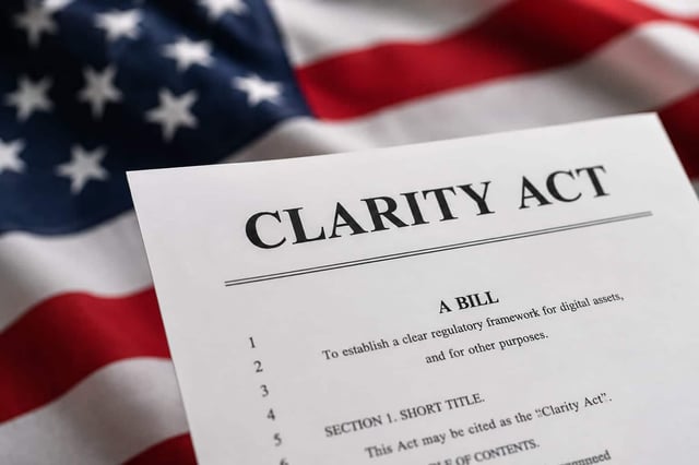 Clarity act faces tight senate window as galaxy cuts passage odds to 60%