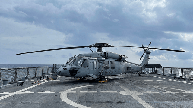 Iran just shot down a us apache helicopter over the strait of hormuz. two pilots aboard, both safe.