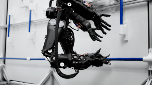 A four armed robot for zero gravity work could save $140,000 an hour
