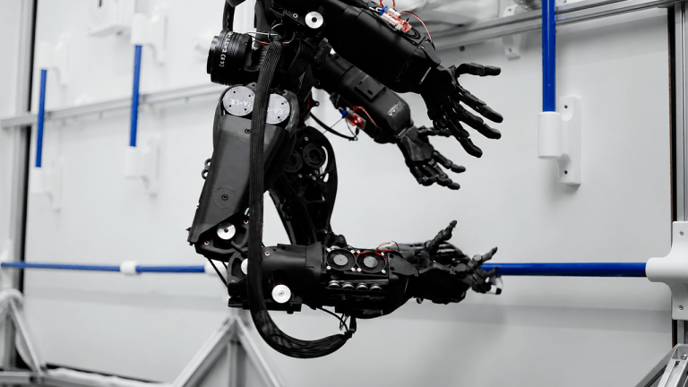 A four armed robot for zero gravity work could save $140,000 an hour