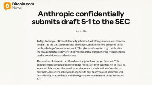 Anthropic files confidential s 1 with sec, targets ipo at $965b valuation