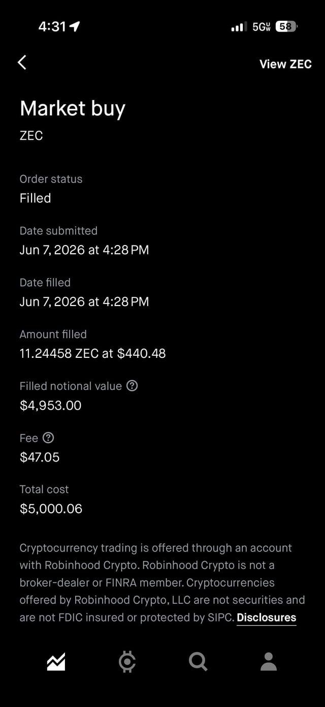 $47 fee? no wonder crypto is fucking dead