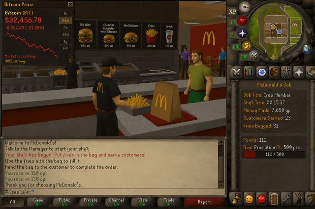 Fries in the bag, now.