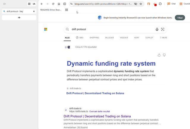 Do not click any links on bing search at the moment !
