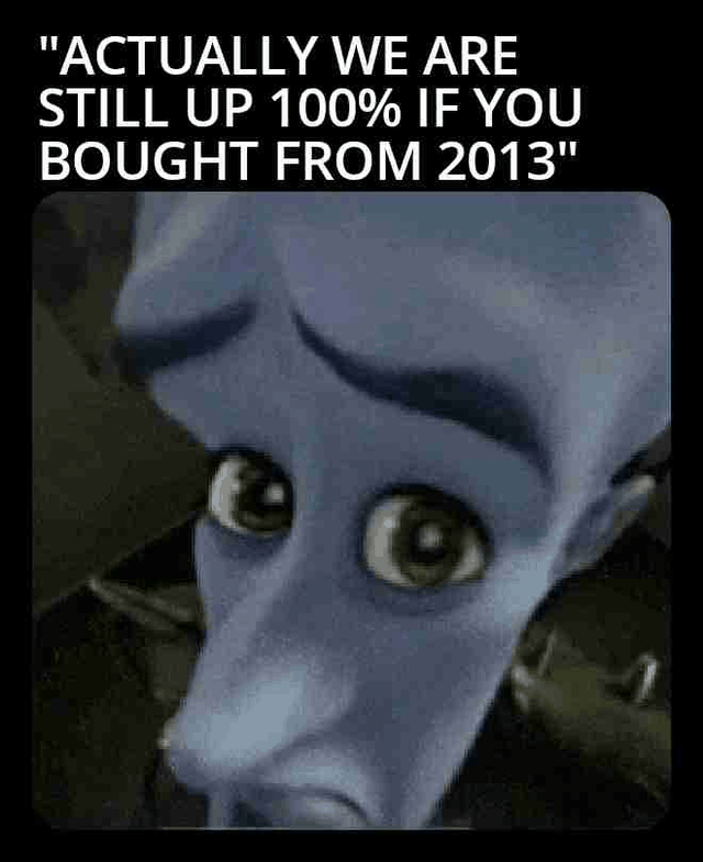 Bitcoinners when it hits 10k by 2027