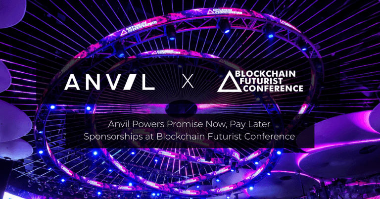 Anvil powers promise now, pay later sponsorships at blockchain futurist conference