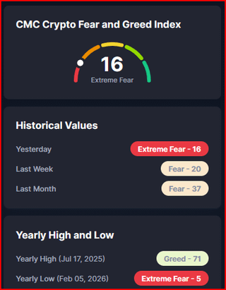 Slowly climbing out of extreme fear