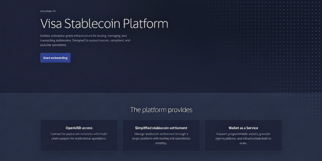Exclusive: visa launches new platform to provide stablecoin services to more than 200 million merchants