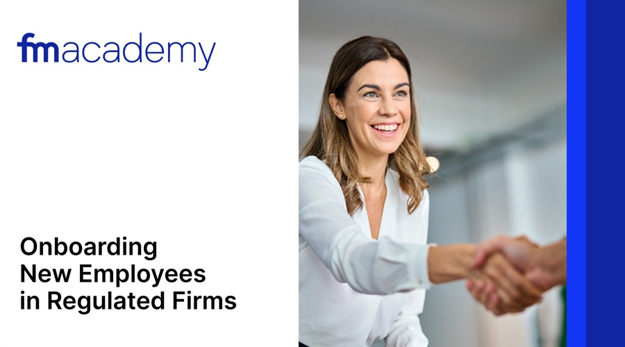 Onboarding new employees in regulated firms