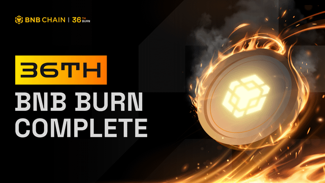 Bnb chain completes 36th burn