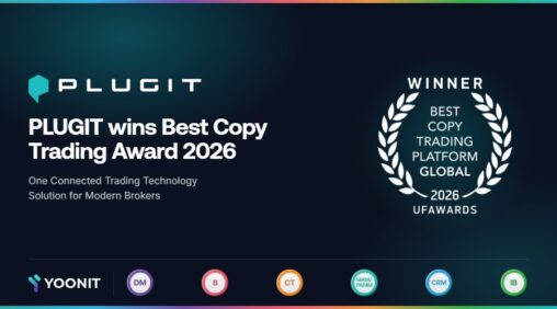 Plugit wins best copy trading platform at uf awards global 2026, reinforcing its vision with its flagship brokerage technology solution, yoonit