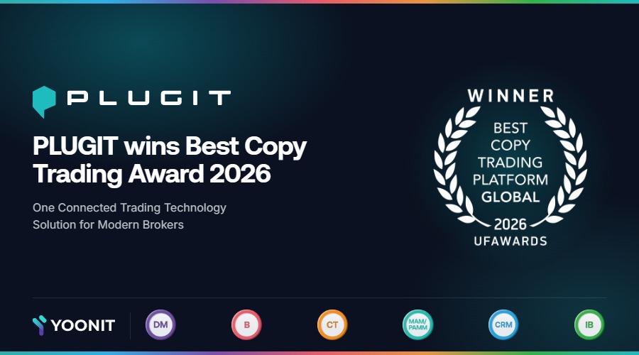 Plugit wins best copy trading platform at uf awards global 2026, reinforcing its vision with its flagship brokerage technology solution, yoonit