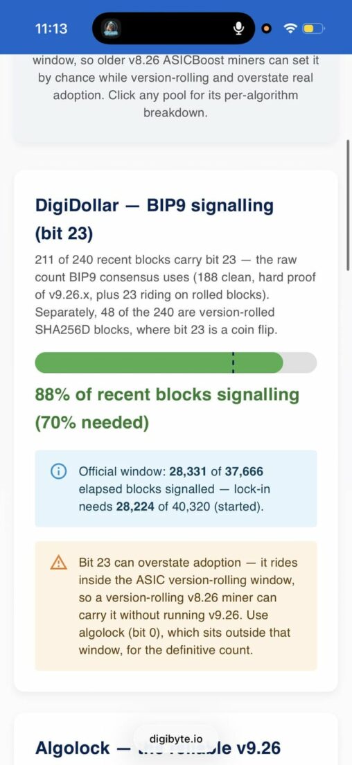 Lock in achieved, digidollar release is imminent on digibyte